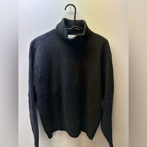 J. Crew Vintage Charcoal 100% Lambswool Sweater